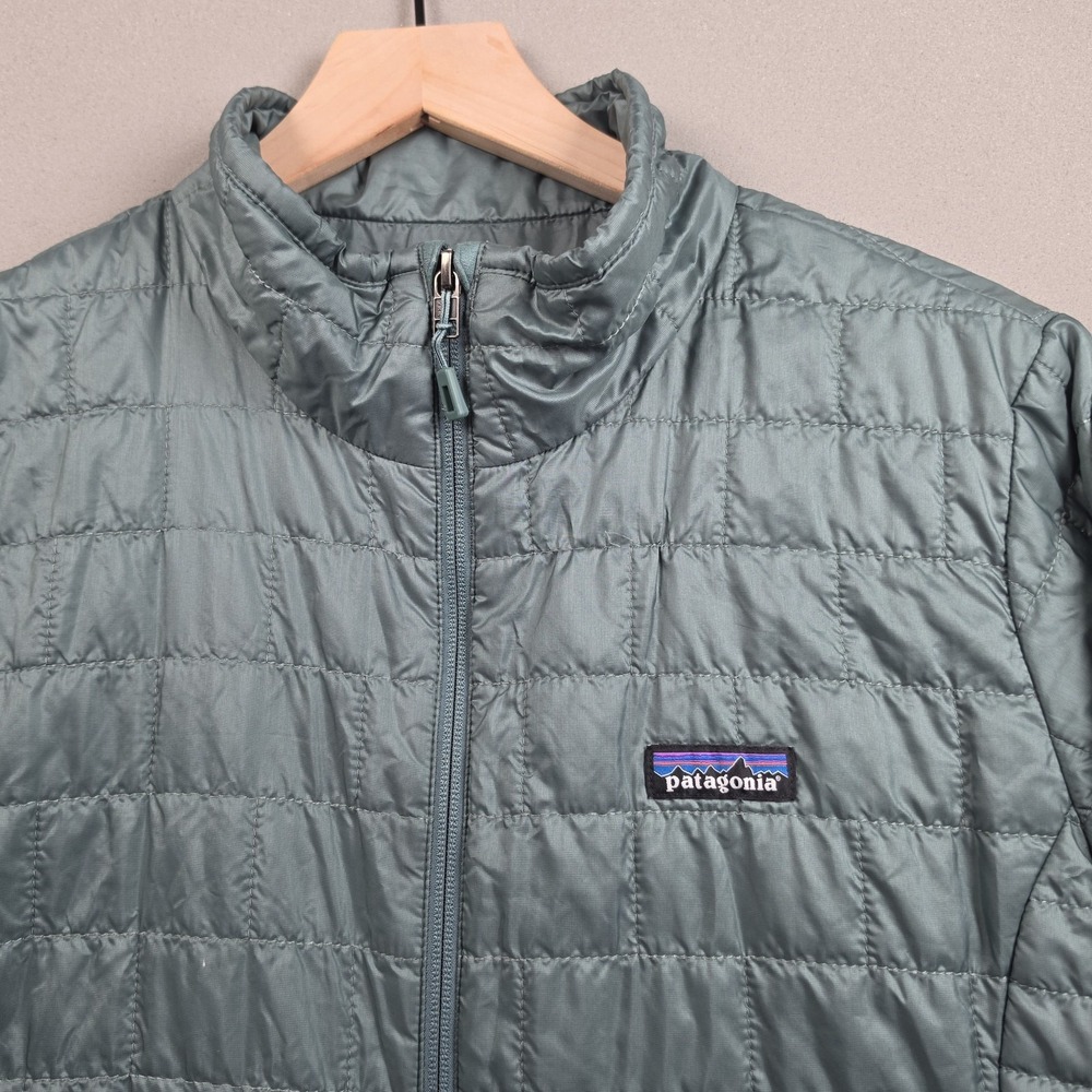 Patagonia Nano Puff Jacket Women's XL Regen Green 84217 Insulated Puffer Quilted
